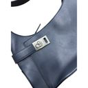 Salvatore Ferragamo  Gancini Leather Handbag Midnight Blue Hobo Bag Photo 2