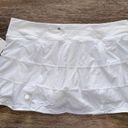 Lululemon  Pace Rival Skirt Mid-Rise Regular White Size 14 NWT Photo 0