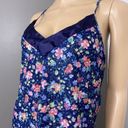 Petra Fashions Vintage  Polyester Floral Ruffle Chemise Nighty Lingerie Medium Photo 2