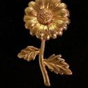 Daisy VTG   Flower Power Brooch Pin Gold Tone 2 3/8 Inch Photo 0