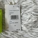 Good American  Women’s Always Fits Scoop Neck Bikini Top in Electric Lime sz 1/2 Photo 4