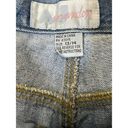 Vintage Embroidered Denim Shorts 90s AJ Brandon Size 13/14‎ Retro Hippie Y2K Blue Photo 9