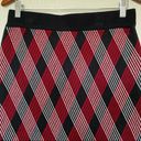 Anne Klein  Knit Plaid Pencil Skirt Small NWT Photo 4