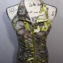 Joseph Ribkoff  90’s Vintage Hawaiian Floral Full Zipper Body Con Dress 6 Photo 4