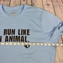 Pearl Izumi  Run Luke an Animal Sky blue Tee Shirt. Size XL. NWOT Photo 3