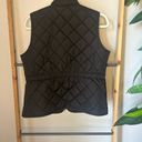 St. John’s Bay St. John's Bay Vest Jacket Size PS Black Full Zip Sleeveless Pockets Photo 4