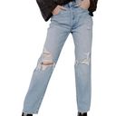 Cello J2  High Rise Straight Distressed Jeans Size 28 Photo 0