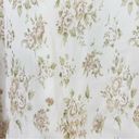 White House | Black Market  Floral Cream Skirt 100% Silk Lightweight Sz 10 Lined Photo 10