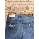 American Eagle  4 Short Jeans Hi-Rise Jegging Crop - Light Washed Distressed  NWT Photo 5