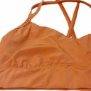 All In Motion  Size Large Peach Low Support Strappy Longline Sports Bra Photo 3