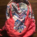 The North Face Pink patterned Backpack Photo 0