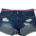 Rag and Bone  The Cutoff In Freeport Mid Rise Distressed Jean Shorts Women’s 28 Photo 4