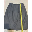 Pendleton  Vintage Petite Virgin Wool Pencil Skirt Size 10 Gray Photo 5