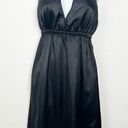 Guess  Halter Satin Mini Dress Size Small in Black Y2K style Photo 0