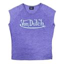 Von Dutch  Violet & Purple Short Sleeve Raglan Baby Tee Photo 0