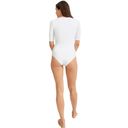 Everlane  Womens The Short-Sleeve Crew Neck Bodysuit Small White NWOT Photo 1