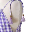 Maaji  Magnolia Gingham Swim Cover Up Dress with Tassel Ties Size L NWT Photo 5