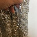 Alythea  silver sequined mini dress size medium Photo 33