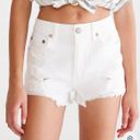 Aeropostale Aero White Jean Shorts Photo 0