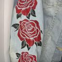 LuLaRoe Embroidered Denim Jacket Photo 1