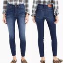 J.Crew  9" Toothpick High Rise Jean Dark Wash High Waisted Skinny Cropped Ankle Photo 1