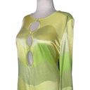 Alexis  Serena Dress in Lime Waves XSmall New Womens Long Maxi Gown Photo 5