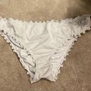 Shade & Shore White scrunched bikini bottoms  NWOT Photo 0