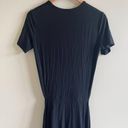 Wilfred Free  Aritzia Black Bair T-Shirt Dress Tie Front Wrap Short Sleeve Size S Photo 7