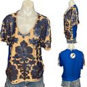 Tracy Reese  Sequin Top SIZE MEDIUM Blue Nude Target Colab Glam Maximalist NEW Photo 6