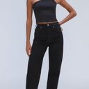 Everlane  The Way High Jean Straight Leg in Coal Black Size 27 Long NWT Photo 1