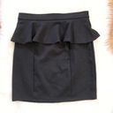 American Eagle  Black Peplum Pencil Skirt Photo 0