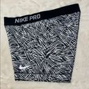 Nike Black and White Zebra Print  Pro Shirts Photo 3