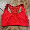 Zyia Active Red Bomber Bra Size M Photo 0