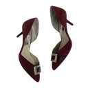 Michael Kors  Shirley Crystal Embellished Pumps d'Orsay Dark Red Size 8M Photo 4