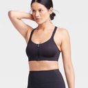 All In Motion  High Support Zipper Front Sports Bra - 34DD Photo 0