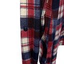 Rue 21  Women's Long Sleeve Boyfriend Style Red/Blue/White Plaid Shirt Sz XL Photo 4