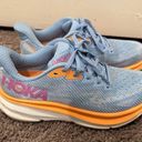 Hoka  Clifton 9 Size 6.5 Women’s Airy Blue/Icewater Photo 7