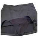 Abercrombie & Fitch Black Satin Mini Skort Size Large Photo 1