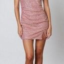 Cotton Candy LA NEW  Pink Sequin Straight Mini Dress Size Small Photo 0