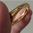 Savvy 14K Gold Plated Bee Signet Ring  CIE JEWELS Photo 4