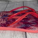 Havaianas hot pink tie dye flip flops sz 7/8 women Photo 0