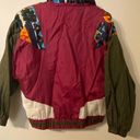 Edge Vintage 1980s River  RE Sport Multi-Color Windbreaker Size Small Petite Photo 1