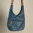 Bueno  boho bag blue and brown braiding Photo 14