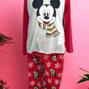 Disney  Mickey Minnie Mouse red two piece ladies red pajama set NEW Small Photo 5