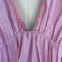 MISA Los Angeles NWT  Anthropologie Kensie Tiered Maxi Dress Pink Striped V Neck Photo 10