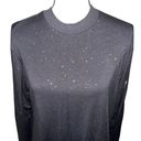 Michael Stars  black silver sweatshirt XS Photo 3