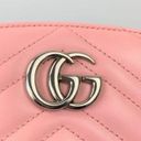 Gucci NWT  Pink GG Marmont Cosmetic Case Photo 5