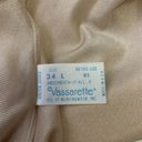 Vassarette Vintage Slip Dress Nightgown Lace Cream Nude Adjustable Straps  Size L Photo 3