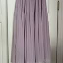 H&M Lavender Pleated Midi Skirt Photo 1