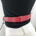 Ellen Tracy  (M/L) Adjustable Red Vegan Leather Diamond Crystal Studded Belt NWT Photo 77